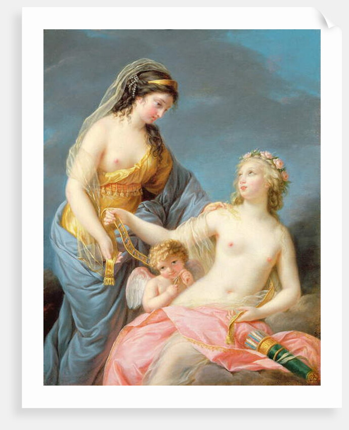 Portrait of Emma Hart as a Sybil by Elisabeth Louise Vigee-Lebrun