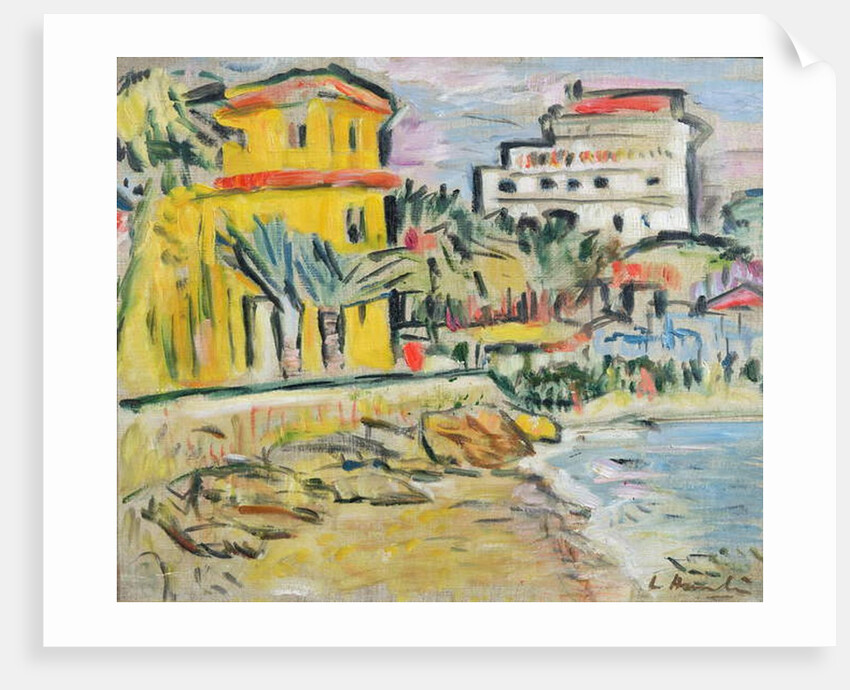 Mediterranean town by George Leslie Hunter