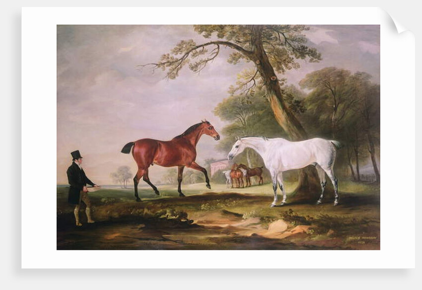 Hunters at Melton Mowbray, 1826 by John E. Ferneley