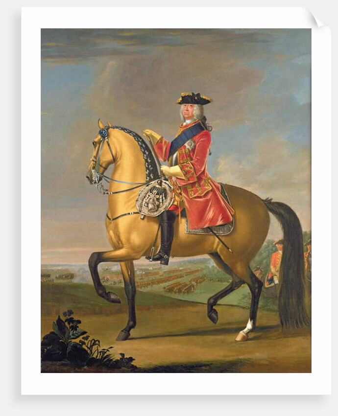 George II at the Battle of Dettingen by David Morier