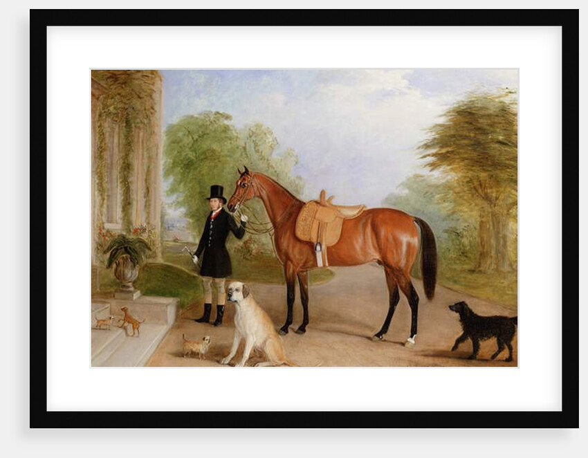 A Groom with a Horse by John E. Ferneley