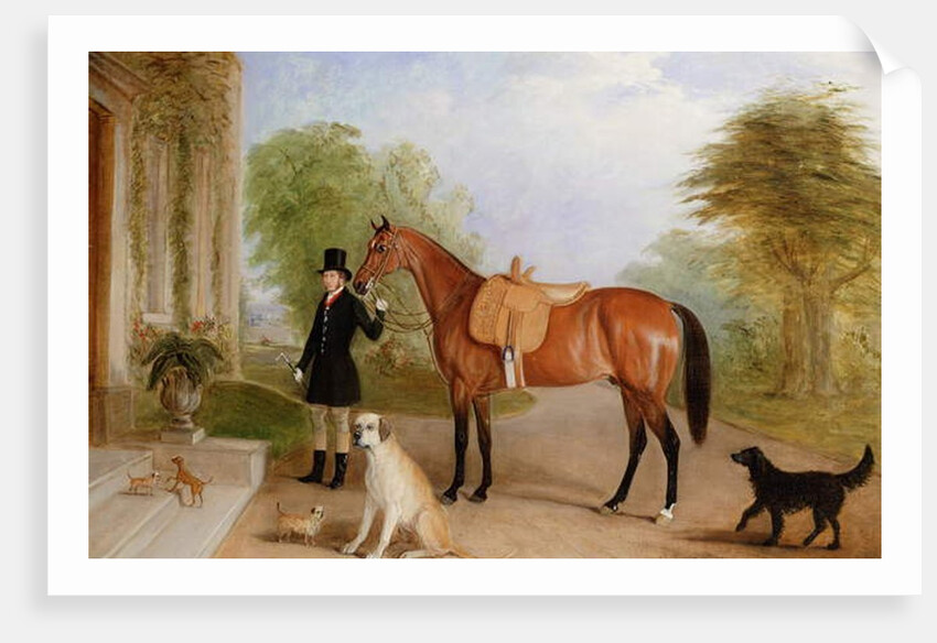 A Groom with a Horse by John E. Ferneley