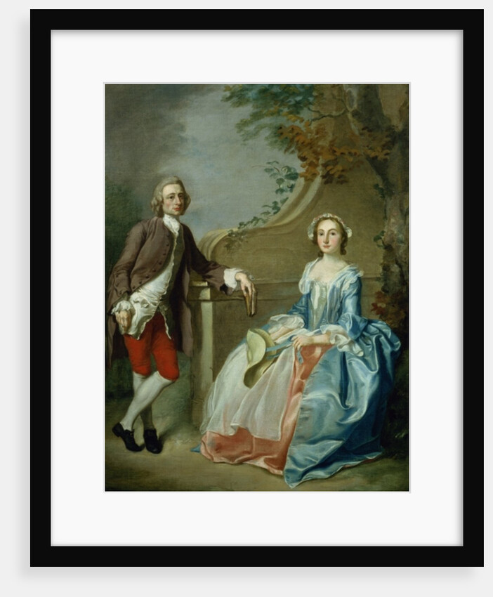 Portrait of a Gentleman and his Wife by Francis Hayman