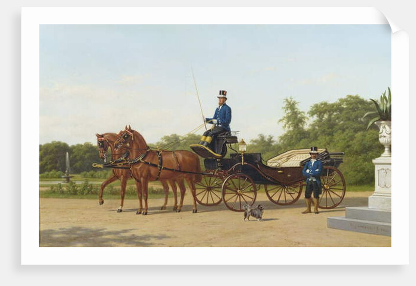 The Awaiting Carriage, 1865 by Willem Carel Nakken
