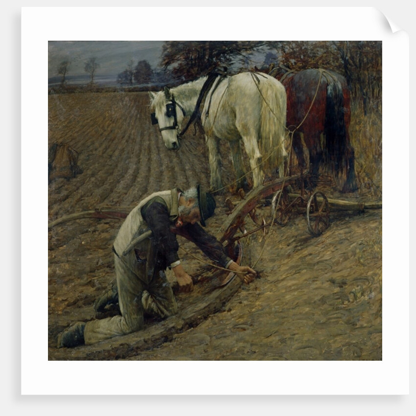 The Last Furrow, 1895 by Henry Herbert La Thangue