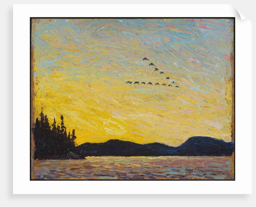 Round Lake, Mud Bay, 1915 by Thomas John Thomson