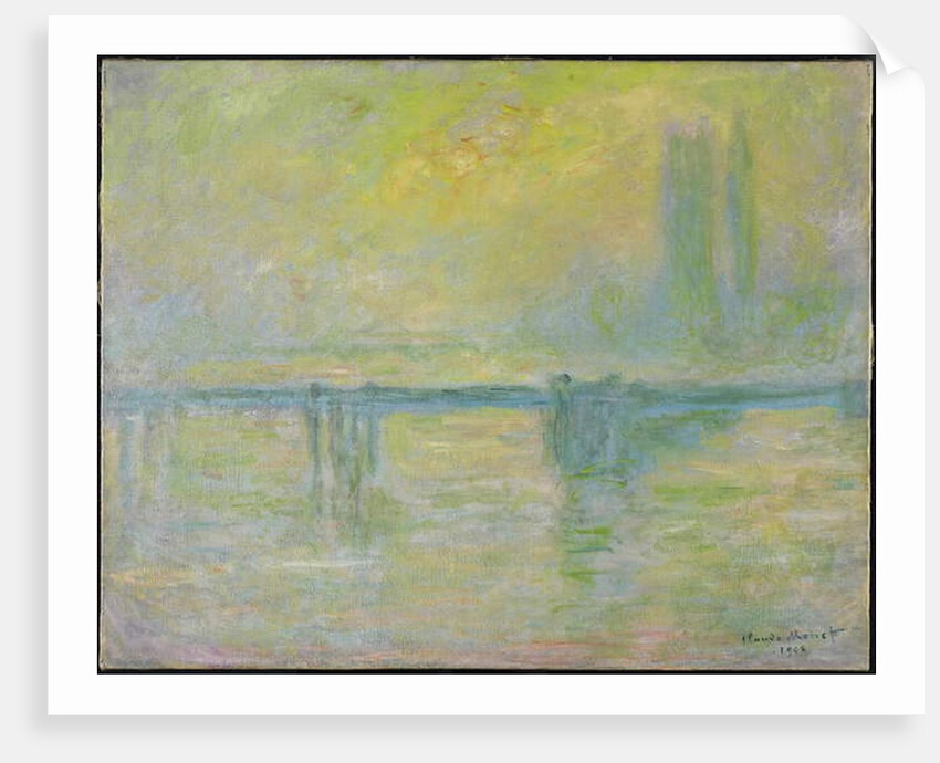Charing Cross Bridge: Fog, 1902 by Claude Monet