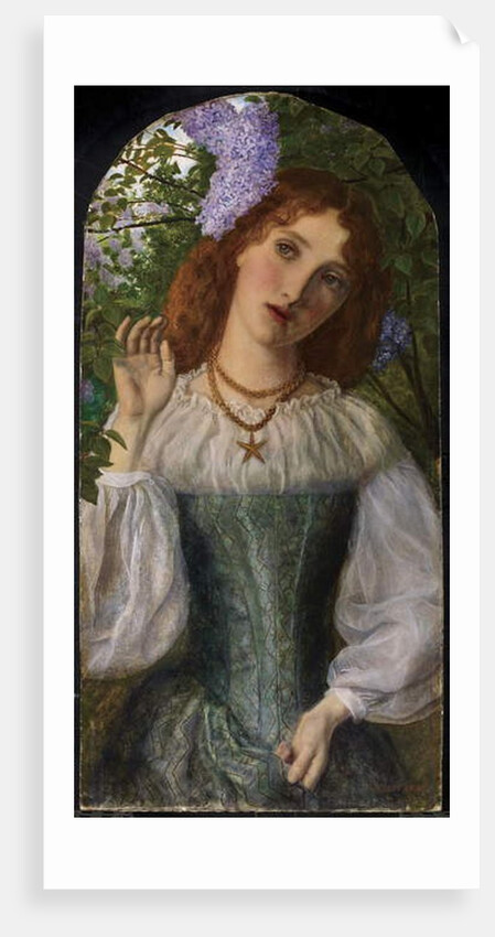 The Lady with the Lilacs, 1863 by Arthur Hughes