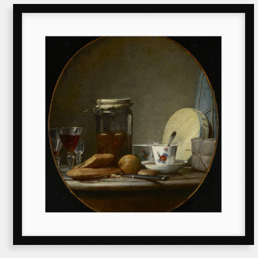 Jar of Apricots, 1758 by Jean-Baptiste Simeon Chardin