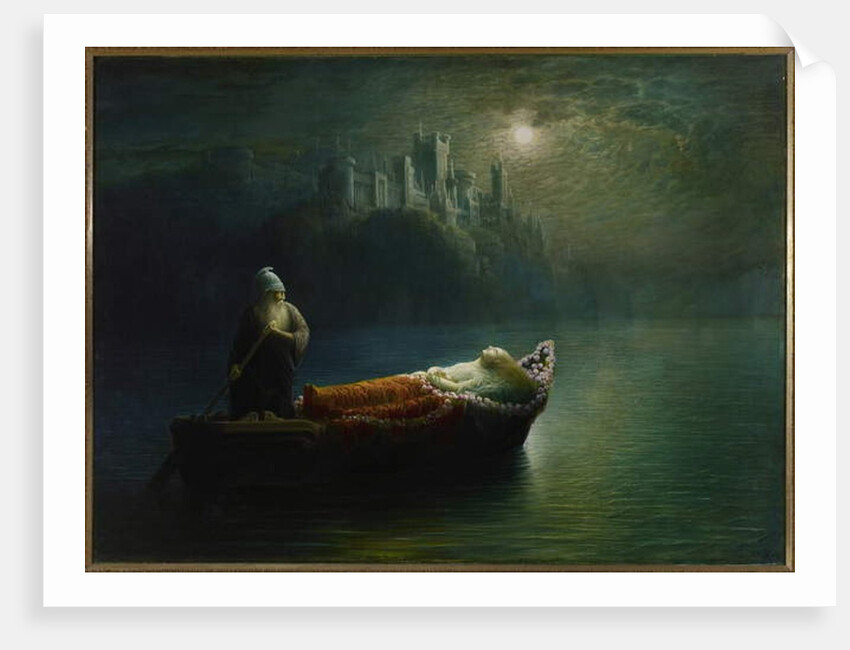 The Death of Elaine, 1877 by Homer Watson