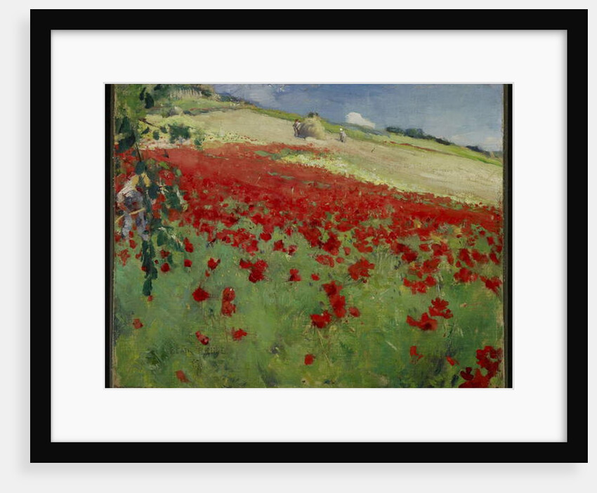 Landscape with Poppies, 1887 by William Blair Bruce