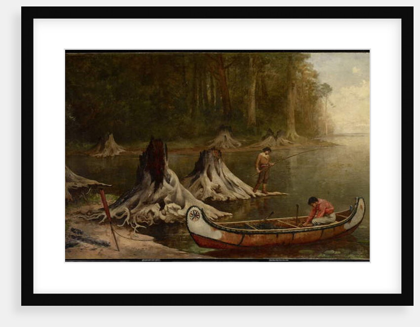 Relics of the Primaeval Forest, Canada, 1885 by Frances Anne Hopkins