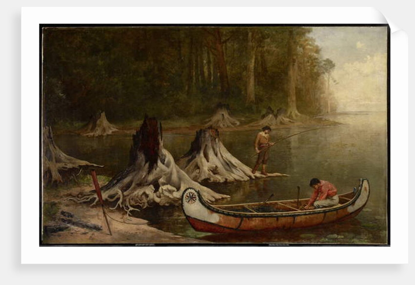 Relics of the Primaeval Forest, Canada, 1885 by Frances Anne Hopkins