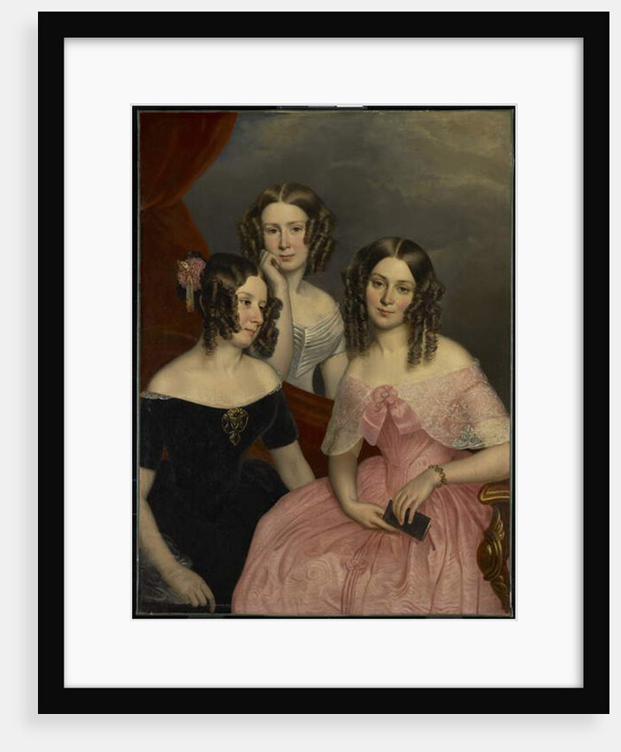 The Three Robinson Sisters, 1846 by George Theodore Berthon