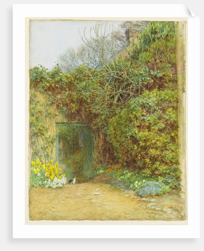 The Dairy Door, Farringford, Lord Tennyson's Home, c.1890 by Helen Allingham