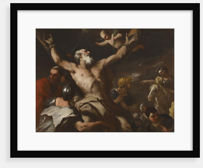 The Crucifixion of Saint Andrew, c.1660 by Luca Giordano