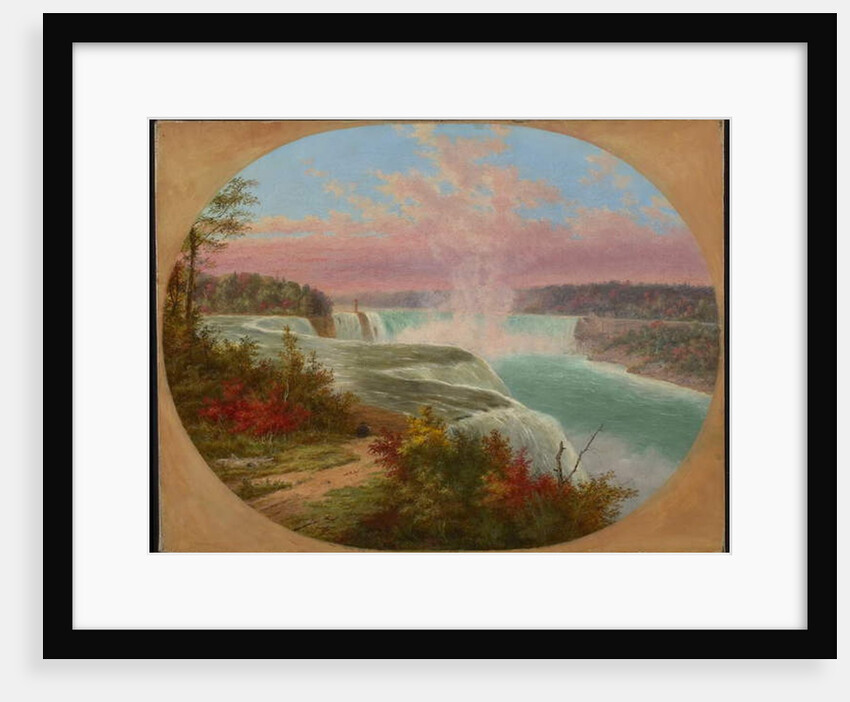 The Artist at Niagara, 1858 by Cornelius Krieghoff