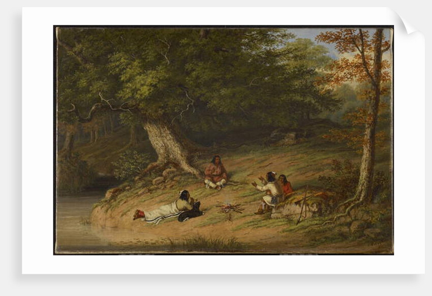 Midday Rest, 1854 by Cornelius Krieghoff