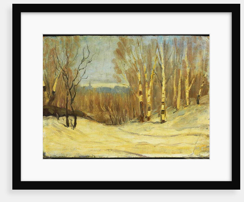 Winter near Montreal, around 1896 by Maurice Galbraith Cullen