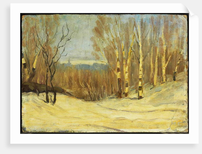 Winter near Montreal, around 1896 by Maurice Galbraith Cullen