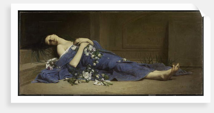 Martyr in the catacombs, 1886 by Jules Cyrille Cave