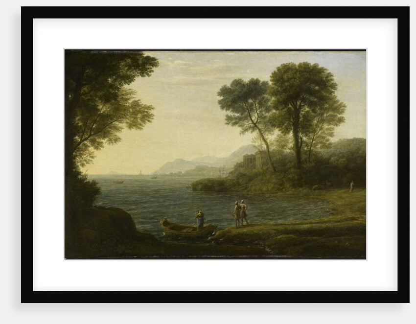 The Embarkation of Carlo and Ubaldo, 1667 by Claude Lorrain