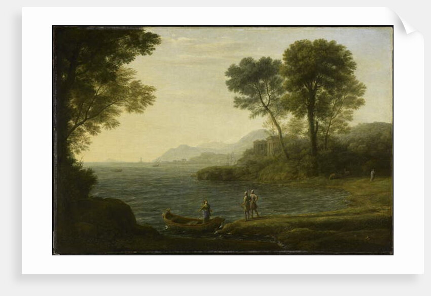The Embarkation of Carlo and Ubaldo, 1667 by Claude Lorrain