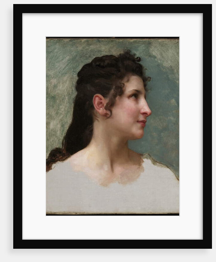 Study of a Girl's Head, c.1890 by William-Adolphe Bouguereau