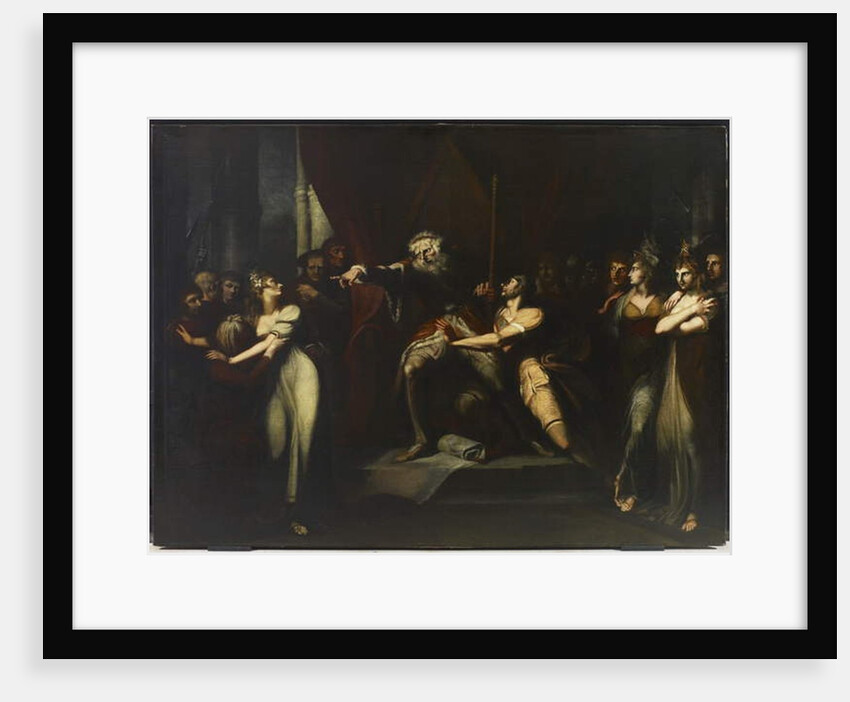 Lear Banishing Cordelia, c.1784-90 by Henry Fuseli