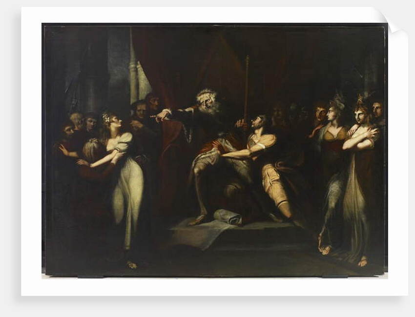 Lear Banishing Cordelia, c.1784-90 by Henry Fuseli