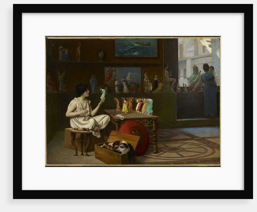 The Antique Pottery Painter: Sculpturae vitam insufflat pictura, 1893 by Jean Leon Gerome