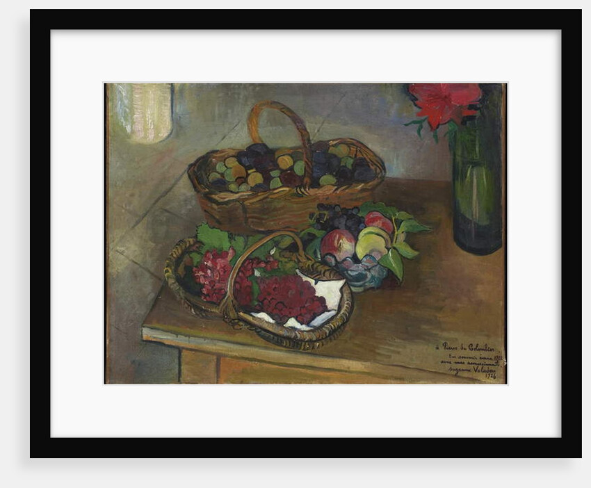 Still Life: Fruit and Flowers, 1926 by Marie Clementine Valadon