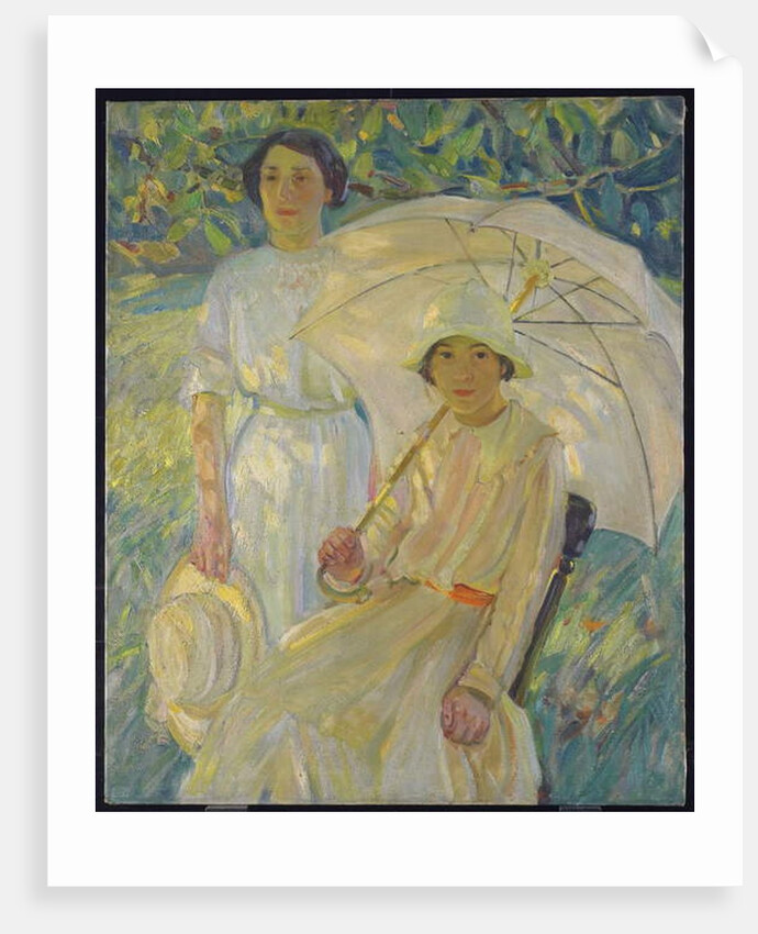 White Sunshade #2, c.1912 by Helen Galloway McNicholl