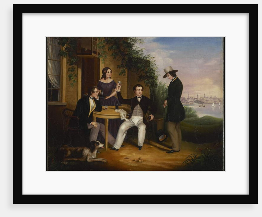 A Country Tavern near Cobourg, Canada West, 1849 by Harriet Clench