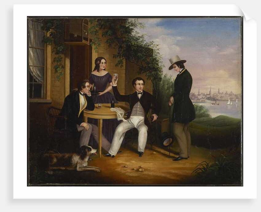 A Country Tavern near Cobourg, Canada West, 1849 by Harriet Clench