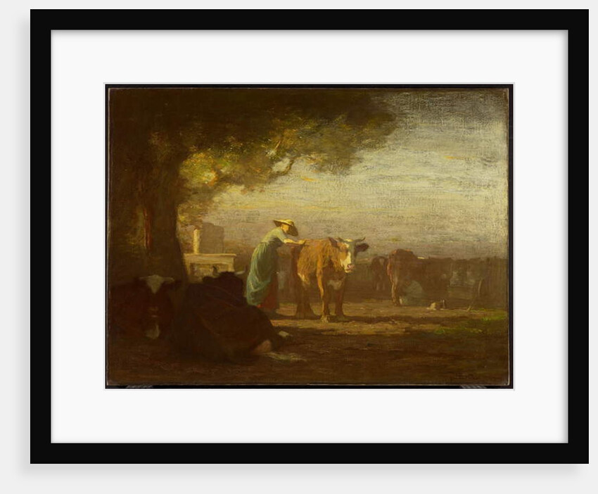 The Milkyard, c.1908 by Horatio Walker
