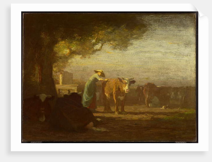 The Milkyard, c.1908 by Horatio Walker