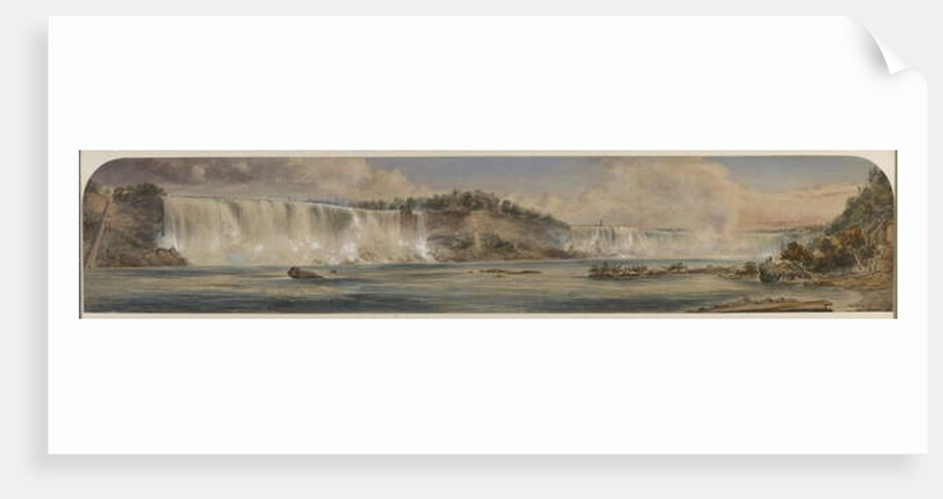 Extensive View of Niagara Falls from Below, c.1865 by Washington F. Friend