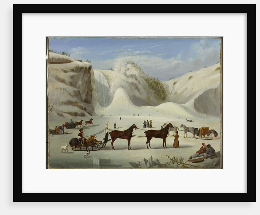 The Ice Cone, Montmorency Falls, Québec, c.1845 by Robert Clow Todd