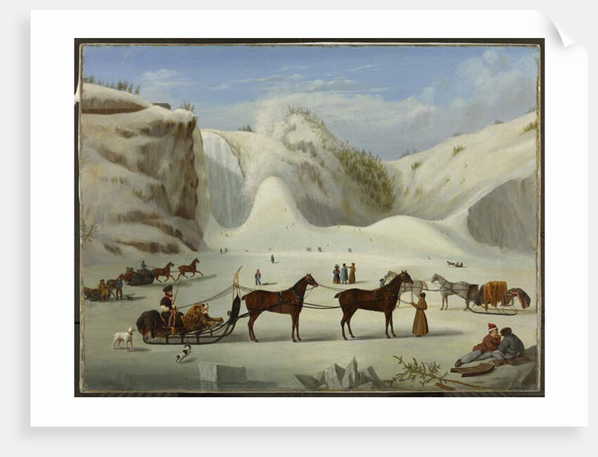 The Ice Cone, Montmorency Falls, Québec, c.1845 by Robert Clow Todd