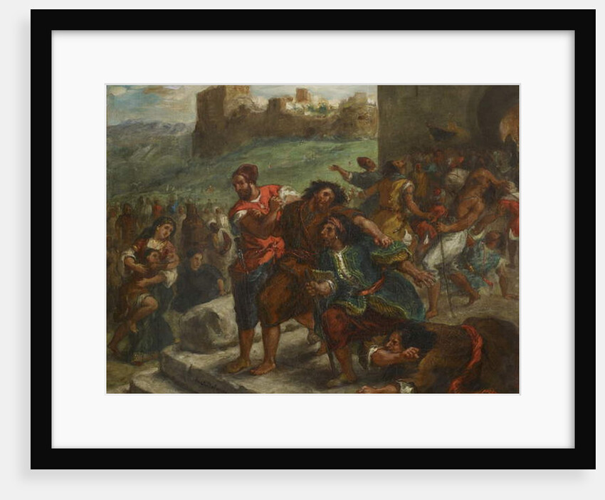 The Fanatics of Tangier, 1857 by Ferdinand Victor Eugene Delacroix