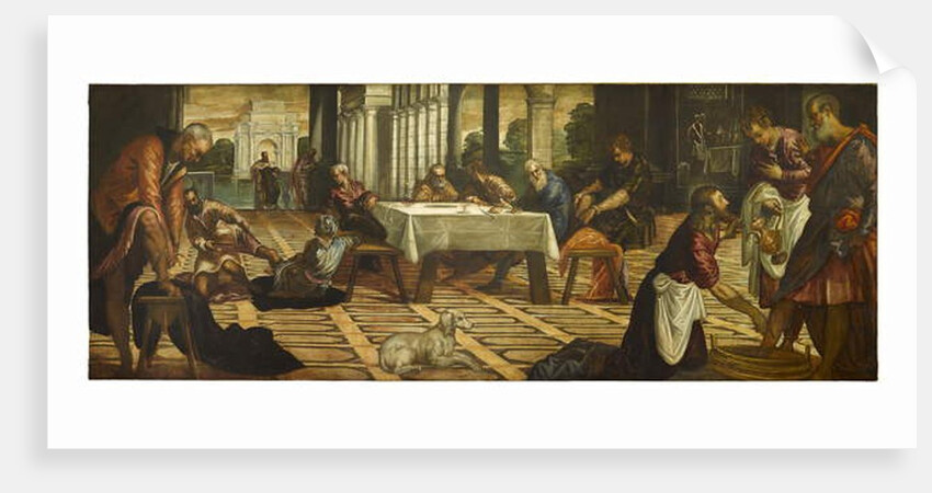 Christ Washing His Disciples' Feet, c. 1545-55 by Jacopo Robusti Tintoretto