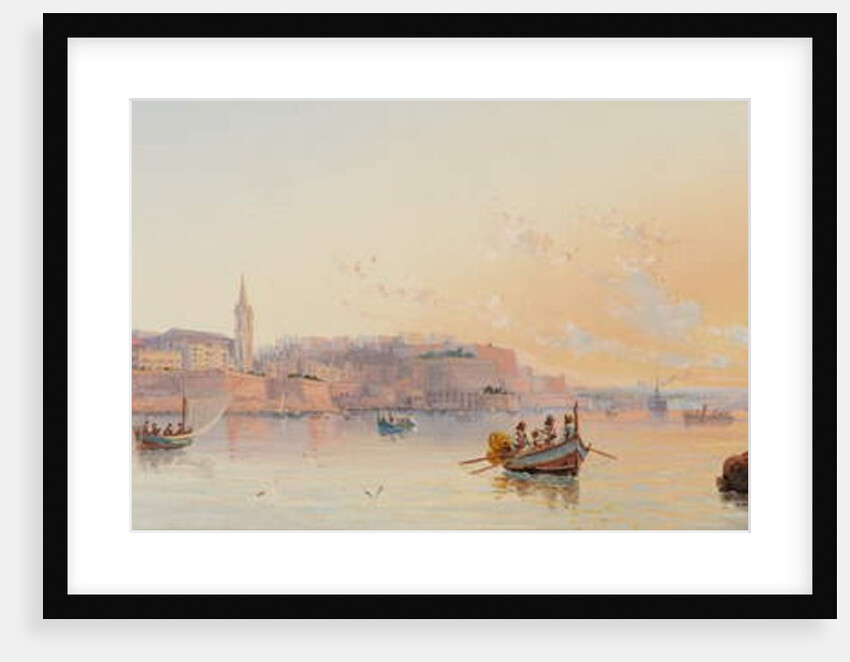 Marsamxett Harbour, Valletta, Malta by Luigi Maria Galea