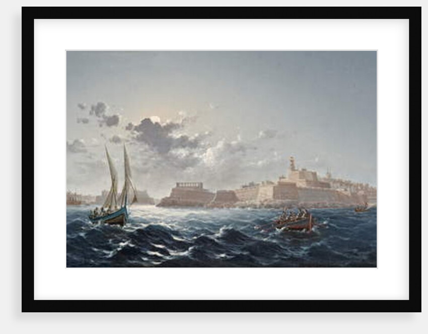 St. Elmo, Valletta, Malta - Moonlight by Luigi Maria Galea