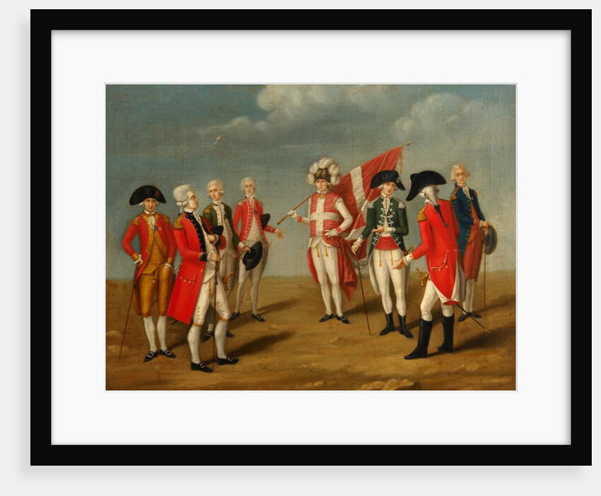 Dignitaries of the Order of St. John - Knights of Malta by Antoine de (after) Favray