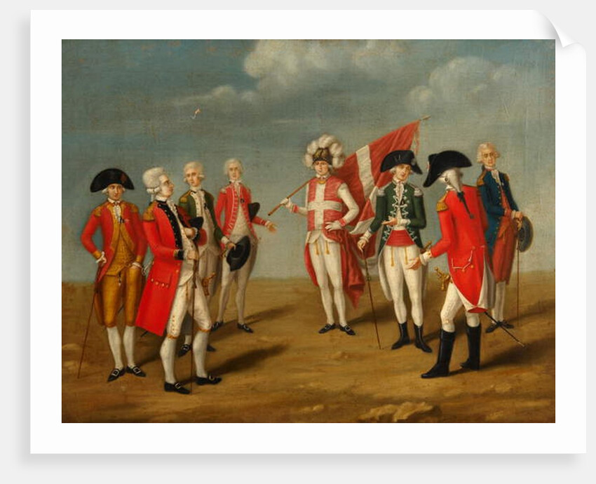 Dignitaries of the Order of St. John - Knights of Malta by Antoine de (after) Favray