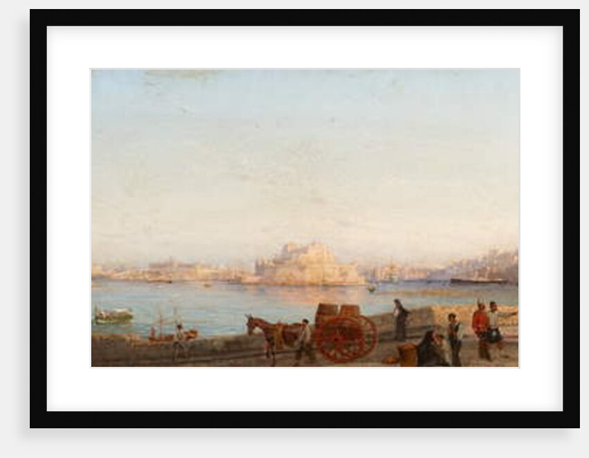 Valletta from near Manoel Island by Giancinto Gianni