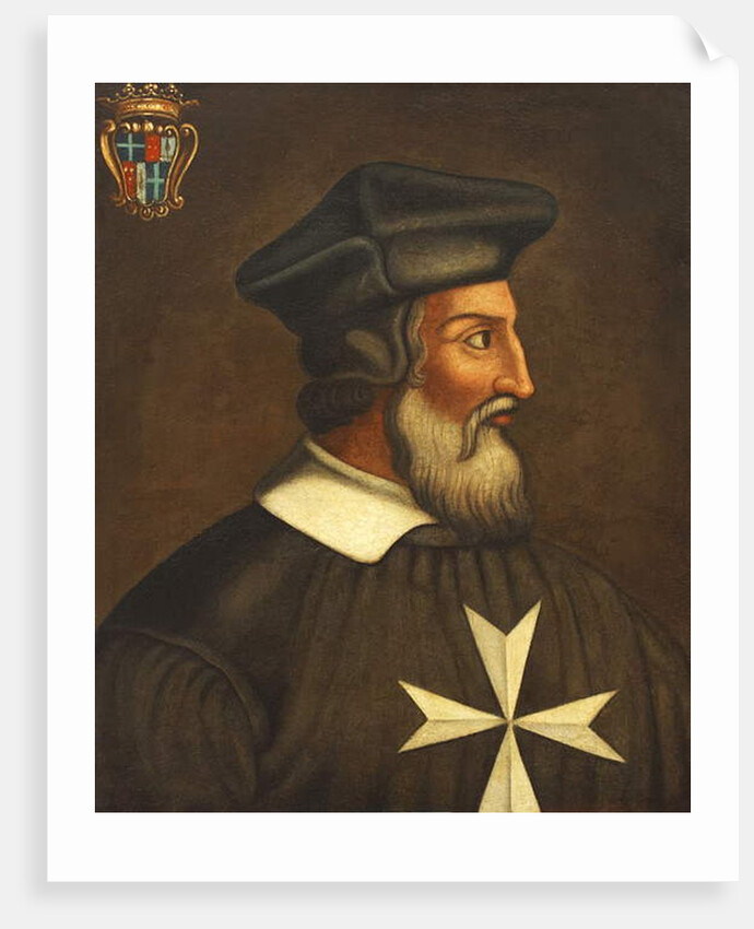 Grand Master Jean d'Homedes by Maltese School