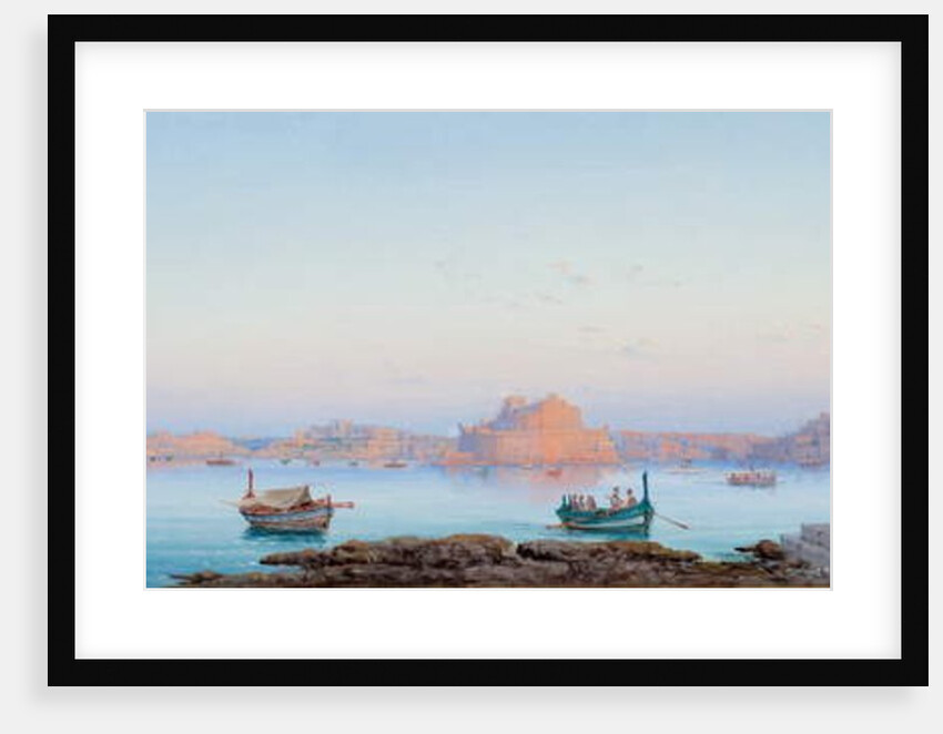 Grand Harbour, Malta, from Valletta, 1911 by Luigi Maria Galea