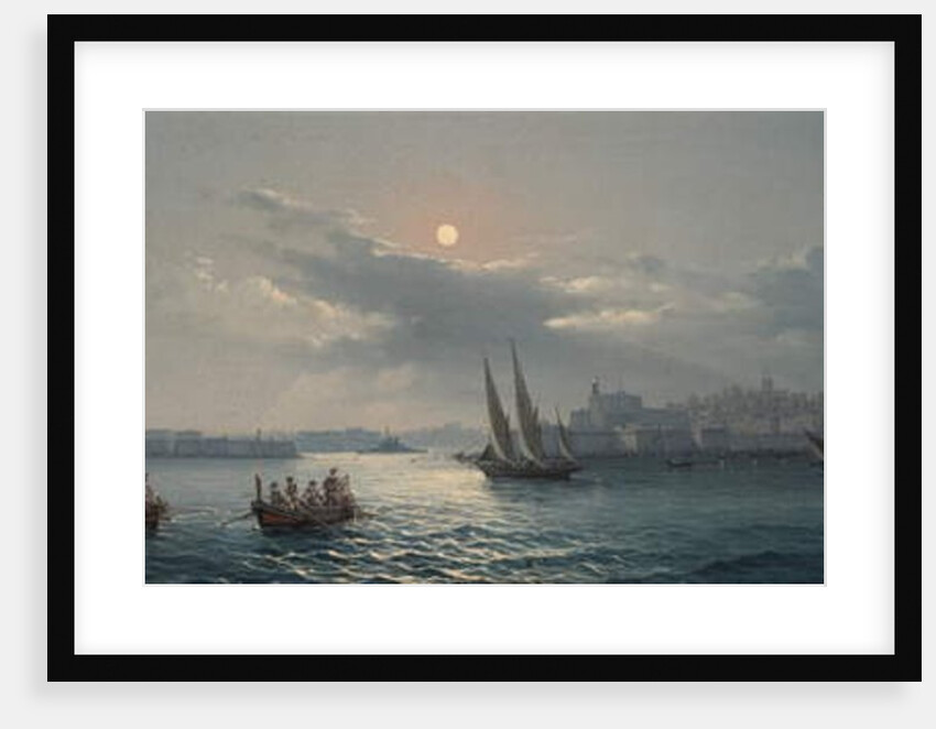 View of the Grand Harbour, Valletta, 1885 by Giancinto Gianni